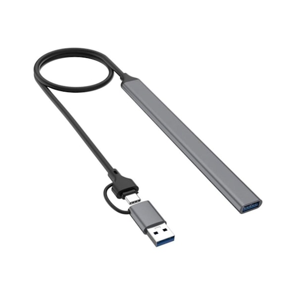 XJ-Usb 2.0/usb 3.0 Hub -telakointisovitin 5 Gbps nopea tiedonsiirto moniporttinen Usb-jakaja laajennin
