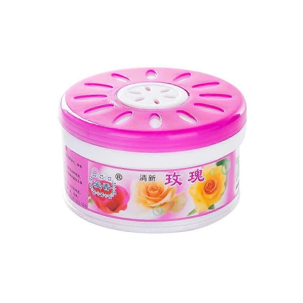 Solid Gel Luktfjerner Sølesikker Månedslang Friskhet For Små Rom rose 1pcs