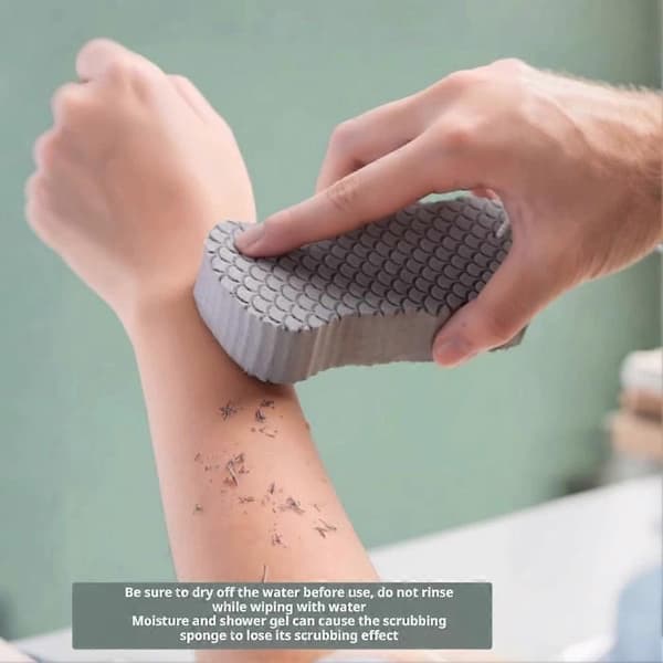 Bade Svamp til Børn Død Hudfjerner Eksfolierende Peeling Svamp Børste G1V9 white 1pcs