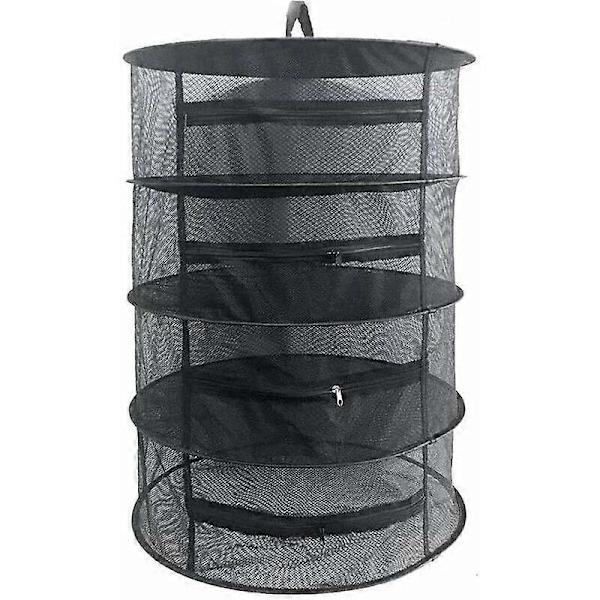 Net Urte Tørrer 4 Lag Urte Tørrer Sort Mesh 60cm