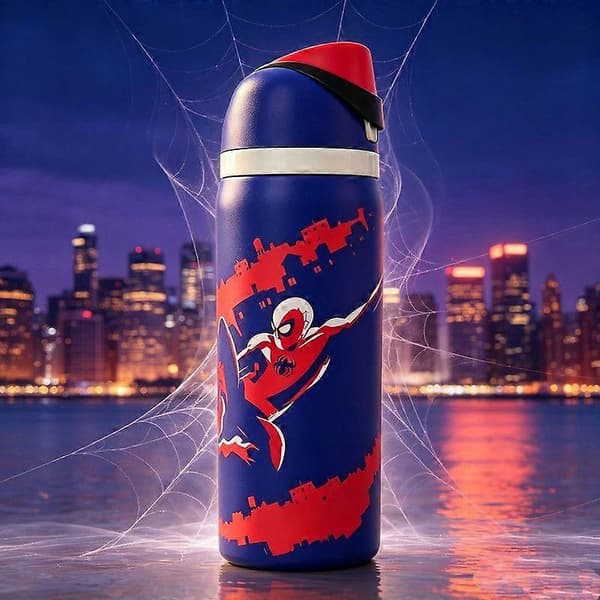 Owala Freesip 24/32oz Vannflaske Rustfritt Stål Blå Spider Man 32oz