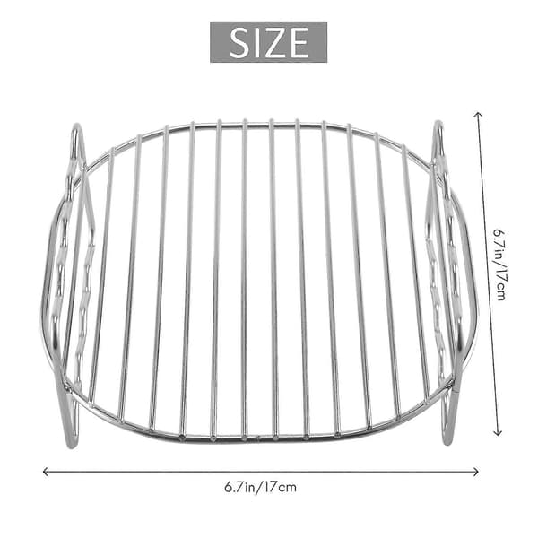 Fritösställ Passar Alla 3.7qt 5.8qt Multifunktionellt Dubbellagersställ Silver