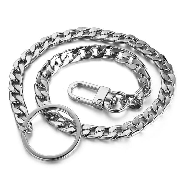 Nøglering / Pung Kæde i metal Viper - Flere farver Sølv silver