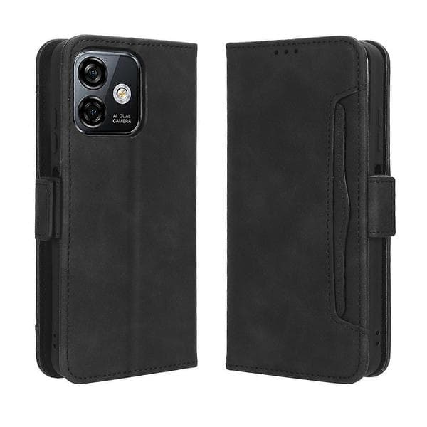Skin Feel Läderfodral för Ulefone Note 16 Pro 26-27s Black