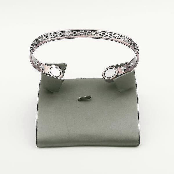 Mote Klassisk Punk Rose Gull Magnetisk Terapi Åpent Armbånd Copper