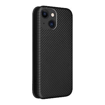 Skinnveske til iPhone 15 Plus (Svart)