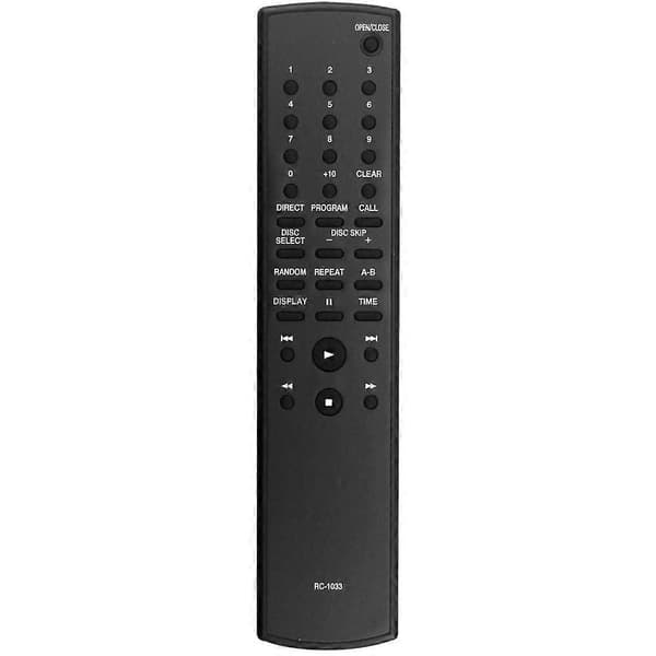 RC-1033 erstatningsfjernkontroll for Denon AV-mottaker effektforsterkerkontroller Black