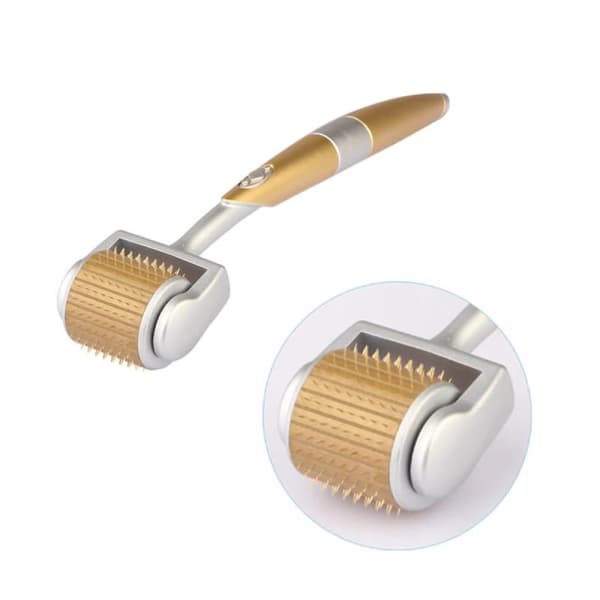 Dermal Roller - Hår- og hovedbundsrulle - Til mænd og kvinder - Stimulerer sund hårvækst - Micro Needling-værktøj til hvile -