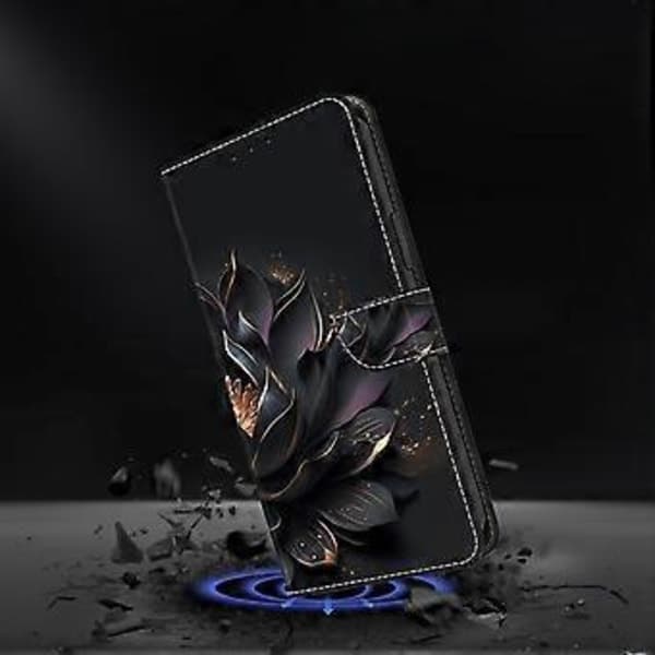 For Samsung Galaxy S25 Ultra Case Magnetic Closure 3D Pattern Leather Wallet Phone Case