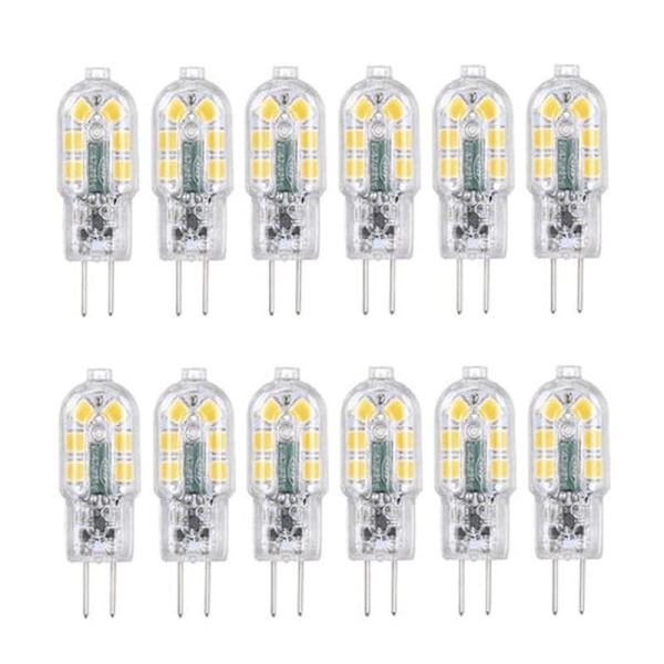 Tomshine G4 LED-lampor 12-pack Varmvit