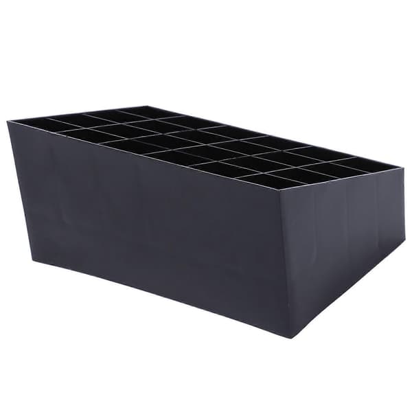24 Læbestiftholder Organizer Læbestiftholder Displayholder Kosmetisk Sort Black