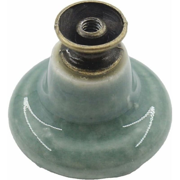 10-pack Decorative Ceramic Knobs (Green) Drawer (Green) Cabinet Dr