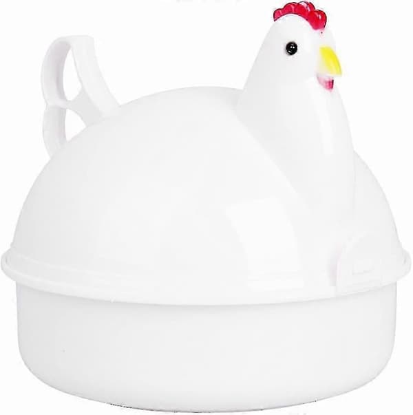 Eggkoker Elektrisk Eggkoker, Kyllingform Mikrobølgeovn 4 Dampkoker