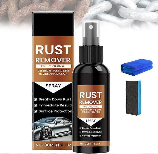 Rust Removal Spray, Car Repair Spray, Rust Remover for Metal 1 set