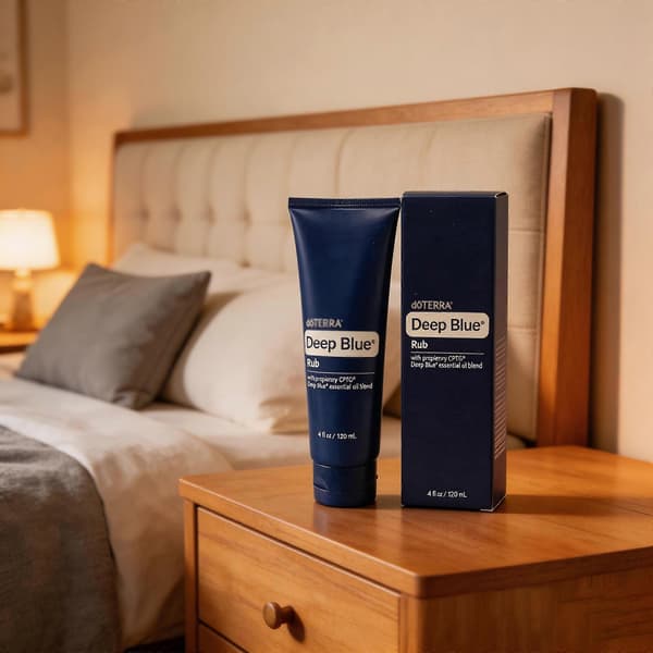 Deep Blue Rub, Eterisk oljeblanding, kroppskrem 120ml