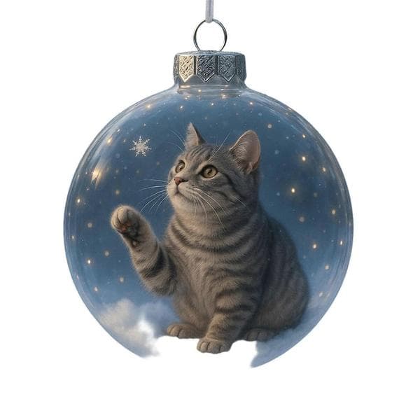 Søte katter julepyntkolleksjon D