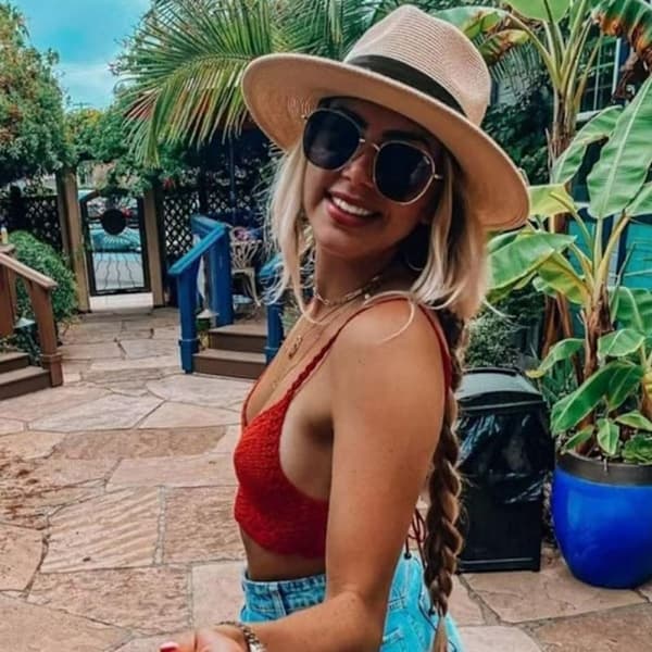 Dam Herr Bredbrättad Panama Hatt Fedora Sommar Strand Solhatt