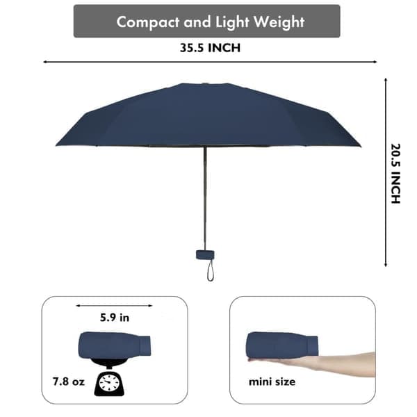 Elegant Automatisk Paraply 90cm til den Stilbevidste Dark Blue