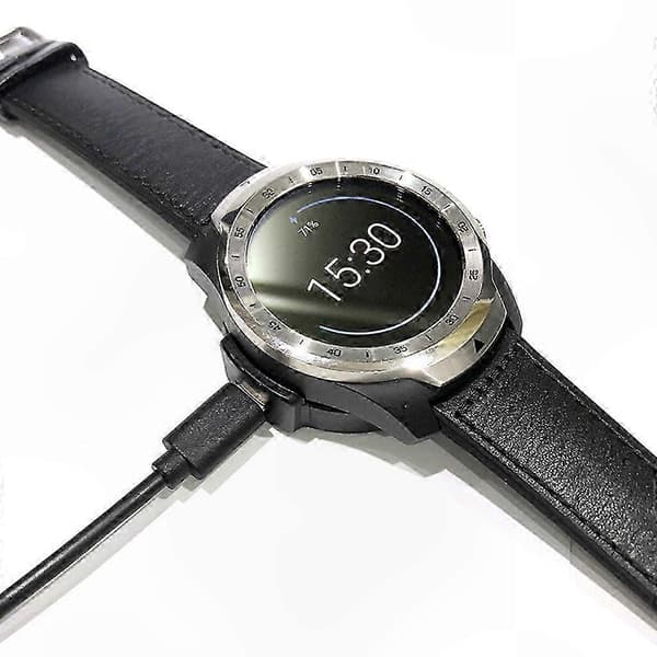 Magnetisk USB-opladerkabel til smartwatches med stærk sugekraft - Data Sync Tilbehør Svart