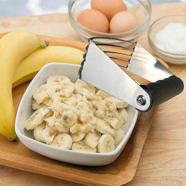 Deigkutter i rustfritt stål med mykt grep, deigkutter, bakverk, melmikser
