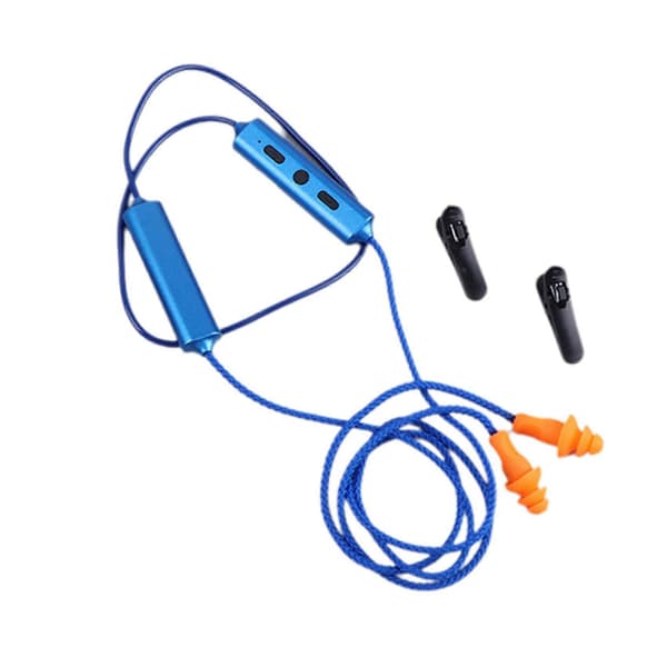 3X ørepropper Bluetooth-øretelefon til arbejde, støjundertrykkelse, høreværn, byggepladser, støjende steder blå