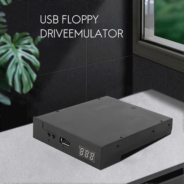 Sfr1M44-U100K Sort 3,5 tommer 1,44Mb USB diskettedrevsemulator til Korg elektronisk keyboard black