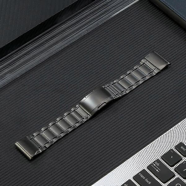 Titanium stålreim for Garmin Forerunner 965/955/945/935 Grey