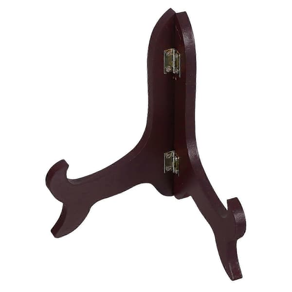 Tallrikshållare Displayställ Butiksdisplay Mörkbrun 6 tum för diameter 16-21 cm 1 set