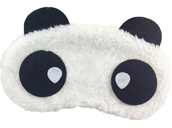 Ögonmask Sovmask Ögonskydd Fluffig Söt Panda Figur 1 st