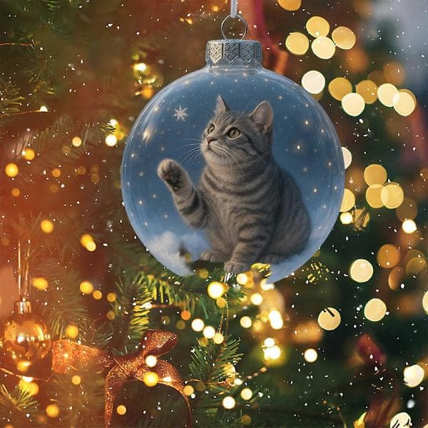 Søte katter julepyntkolleksjon D