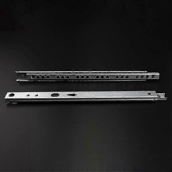 Køkkenskuffeskinner 246mm 17mm stål