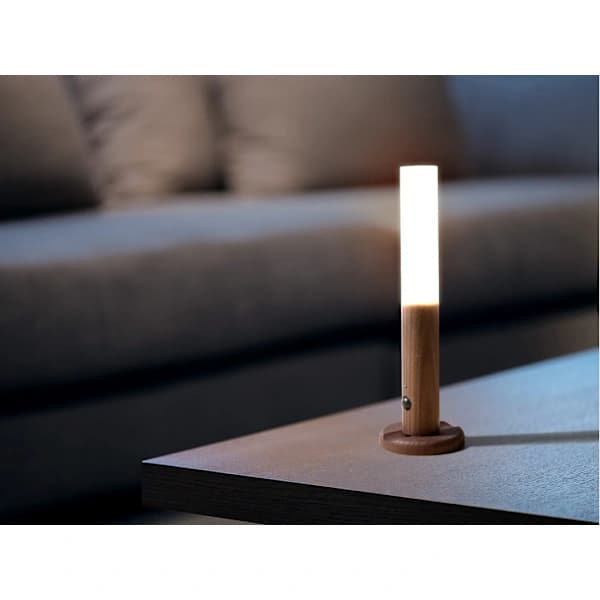 Intelligent night light with motion detector, LED, rechargeable