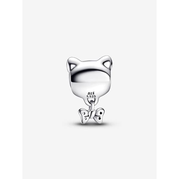 Pandora - Cat with Bow Charm - Sterling Silver
