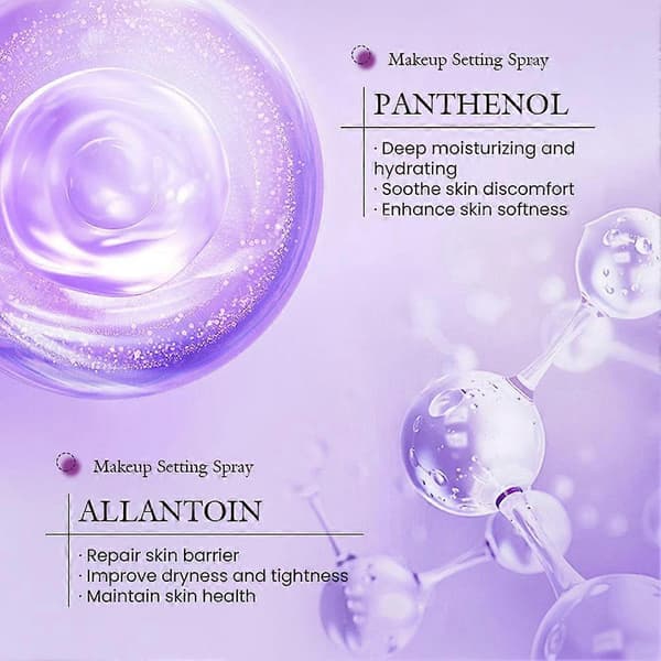 KORMESIC Setting Spray - Langtidsholdbar Makeup Fixer & Oliekontrol