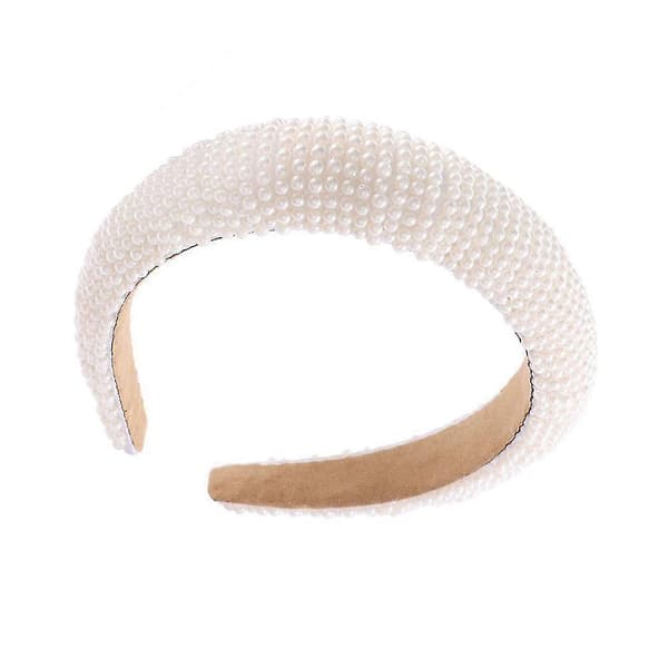 Kunstig Perle Hårbånd Bryllup Elegant Perle Hår Tilbehør Piger Brudestil 2