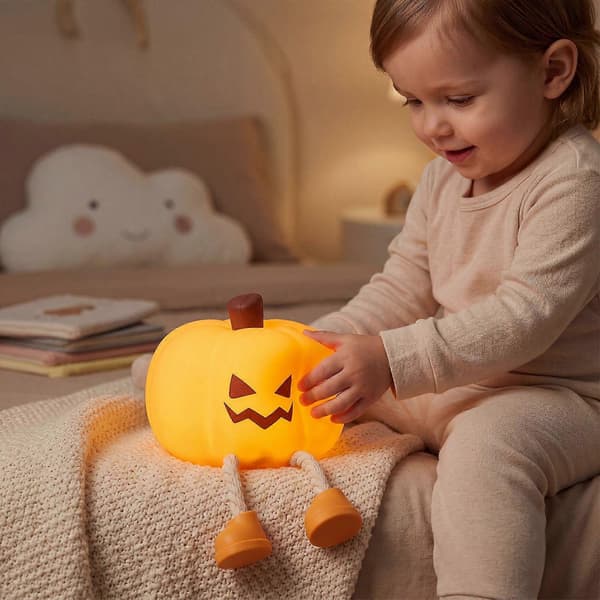 Halloween Græskar Natlampe til Soveværelse Skrivebordsindretning
