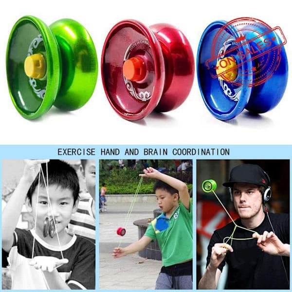 Professionel Yo-Yo til børn og begyndere, responsiv automatisk retur Yo-Yo bedst til string tricks V7i6