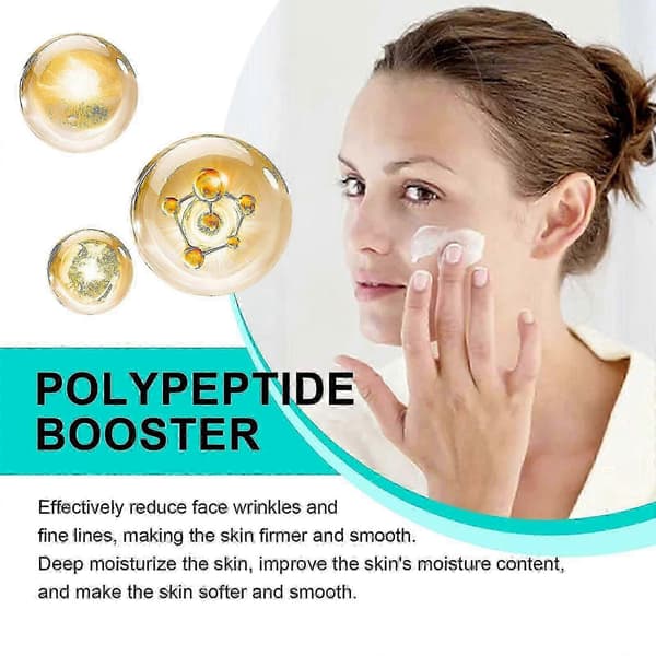 Polypeptid Booster - Anti-Aging Ansigtsessens til Fine Linjer, Opstramning & Dyb Fugtighed, 30ml