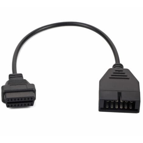 Diagnostic Cable, GM OBD1 12-Pin to OBD2 16-Pin Diagnostic Tool Connection Adapter Cable