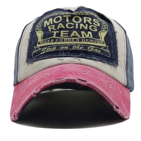 MOTO baseballcaps vasket caps andecaps (slitt versjon)