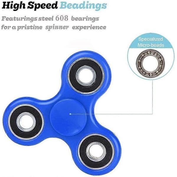 Fidget Spinners Leksaker 5-pack, Sensoriskt Hand Fidget Pack Bulk, Ångestleksaker Stressreducerare, Partyfavoriter för Barn och Vuxna