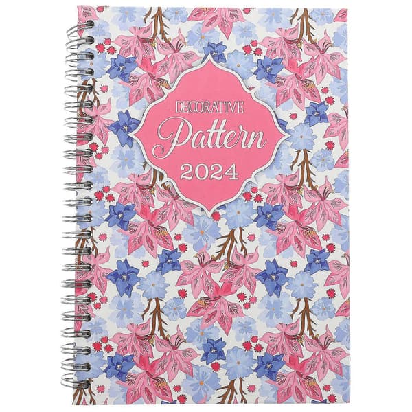 Månedlig Planner 2024 Planner Spiral Notesbog Notesbog Planner Notesblok Bærbar Planner
