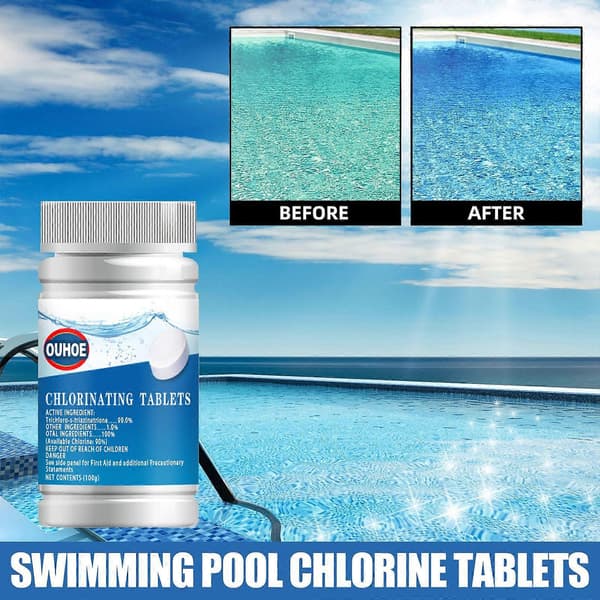 Brusetabletter til poolrens Spa Boblebad Vandklarer & Deodorizer