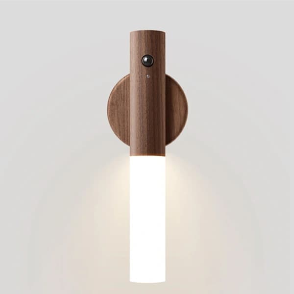 Intelligent night light with motion detector, LED, rechargeable