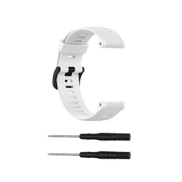 For Garmin Forerunner 945 Silikonarmbånd White