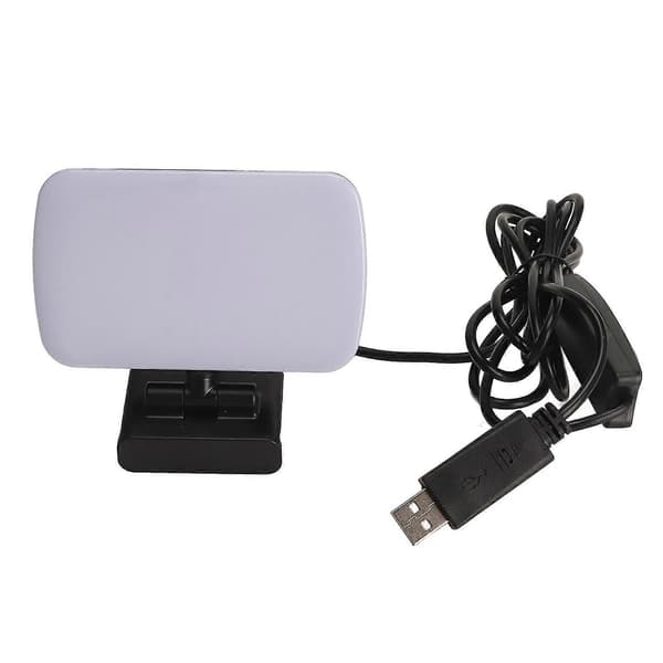 Webcam-lys USB 3 lysfarver 10 dæmpningstilstande Fleksibelt roterbart minivideolys til bærbar computer Møde Undervisning