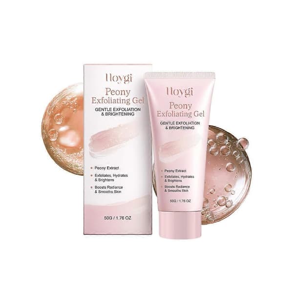1-3X Peonypeeling Gel SKÅNSOM EKSFOLIERING & LYSENDE 1pcs