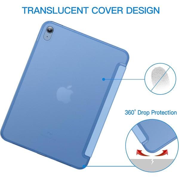 iPad (A16) 11th/10th Generation (2025/2022), Slim Stand Hard Shell Case (Blue)