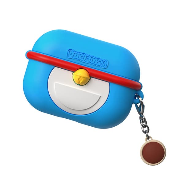 Cartoon Bluetooth Headphone Case Silicone Cute Doraemon Wireless Bluetooth Headphone Case Blue for IOS Earbuds Pro