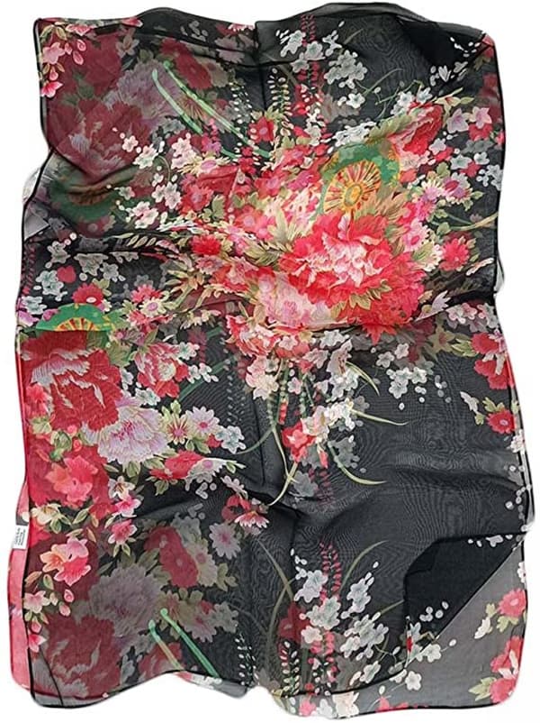 Lette mode tørklæder til kvinder, trykt blomstermønster, sjal, wraps, A02